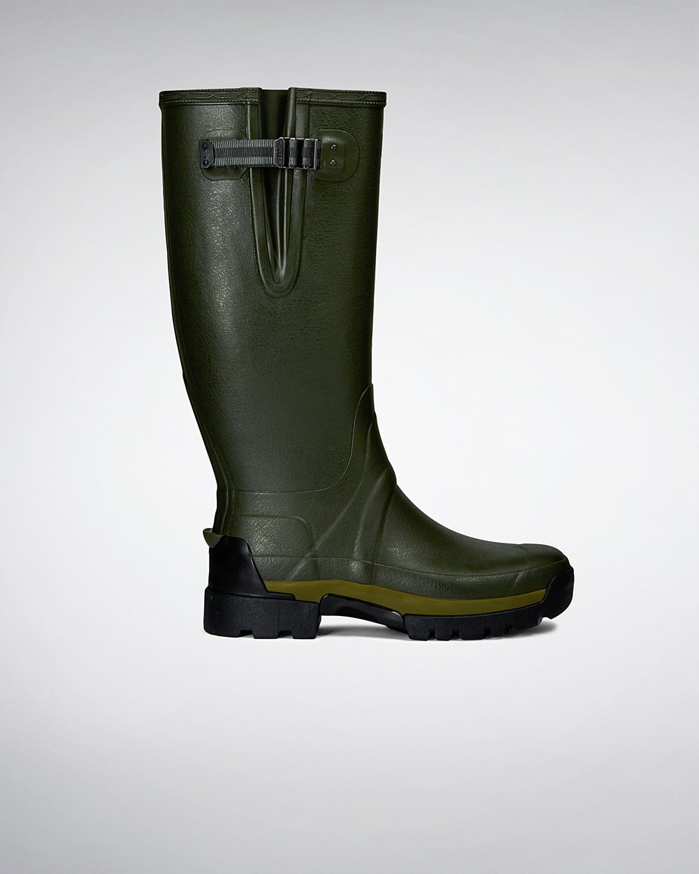 Galochas Altas Hunter Homem Verde Escuro Oliva - Balmoral Adjustable 3Mm Neoprene - 10WHUPKOQ